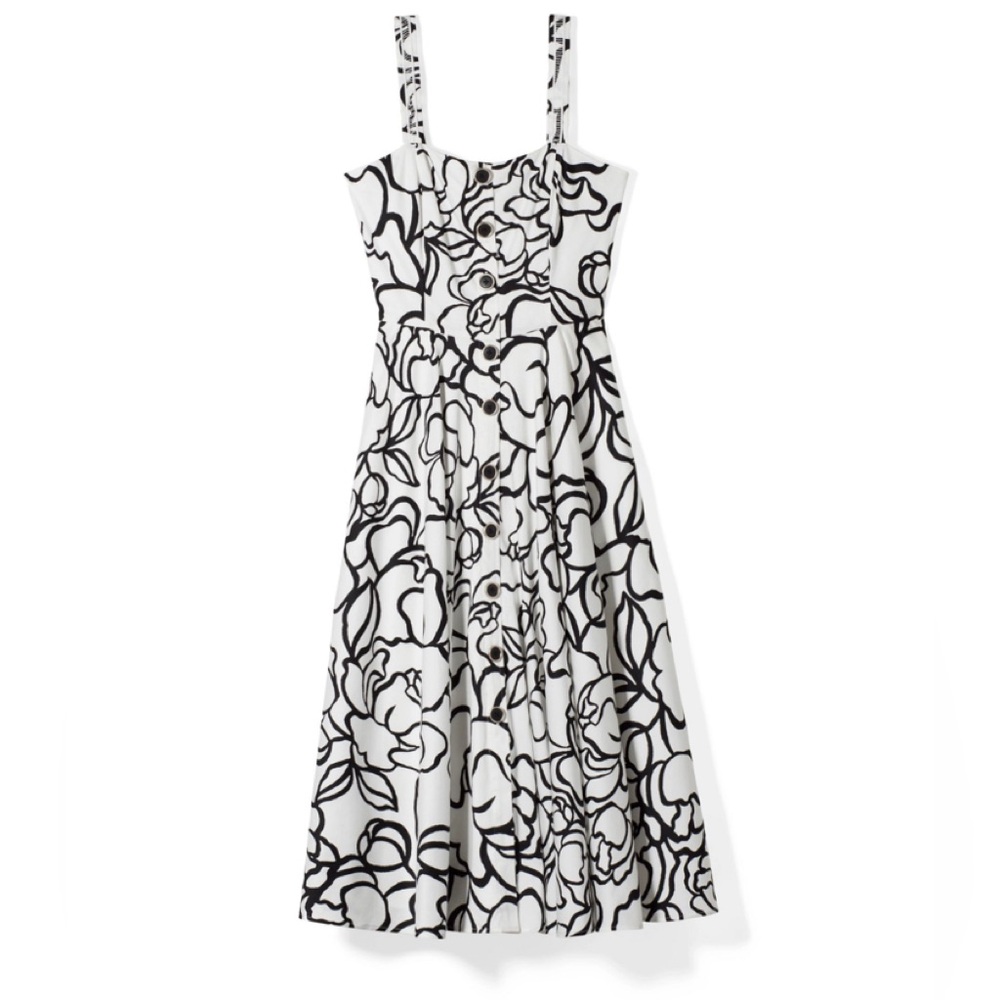 White House Black Market Monochrome Dress 16